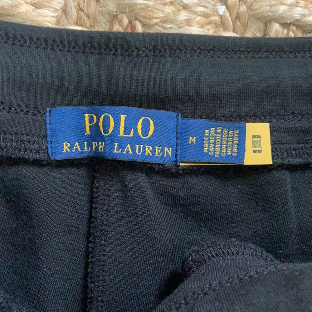 Polo black shorts, size M.